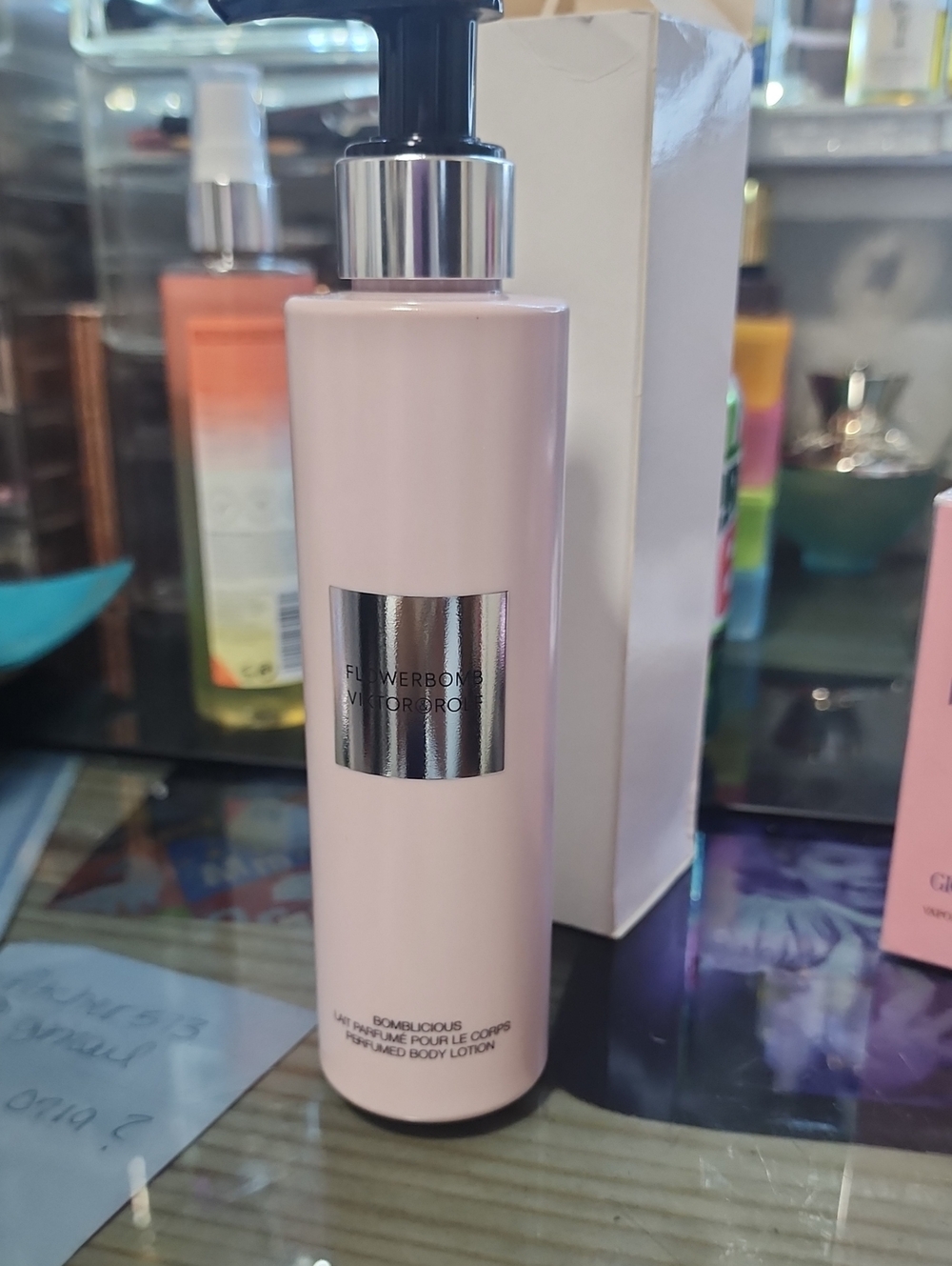 Viktor & Rolf Pale Pink Pump Body Lotion with Silver Label